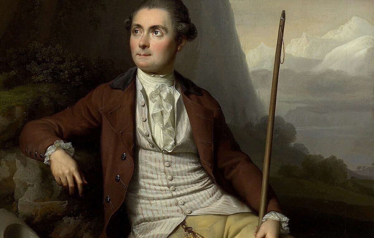 Portrait of Horace-Bénédict de Saussure, Swiss geologist and naturalist, from 18th-century France.
