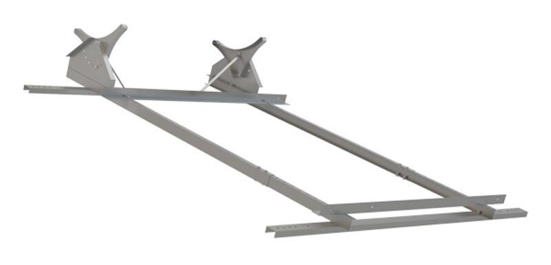 pitched roof base solar water heater